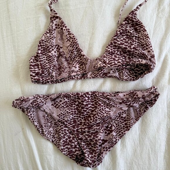 MAI Animal Print Bikini Set Size Small - Picture 1 of 3